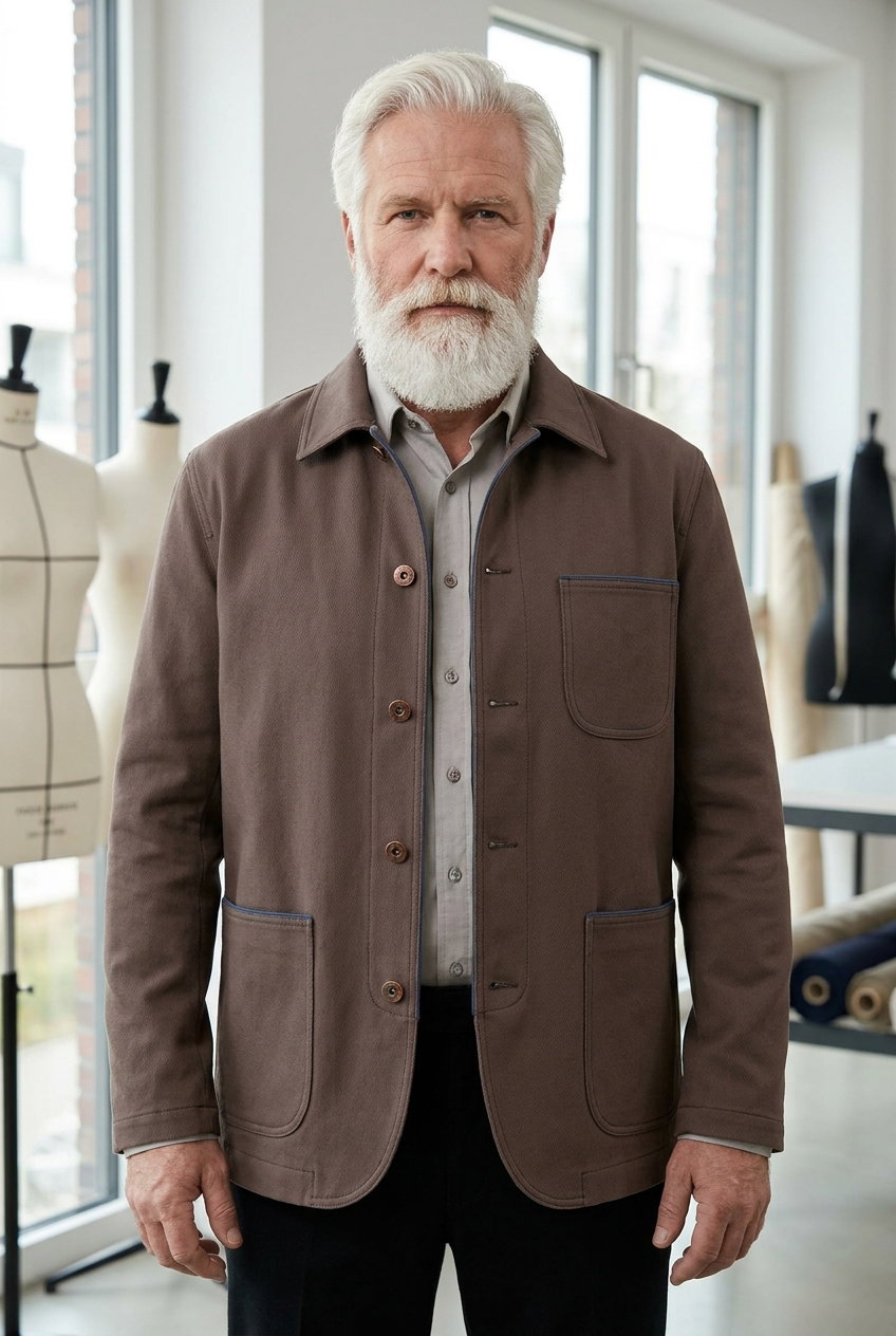 Shackett – COTTON CLASSICS, Brown Solid Drill